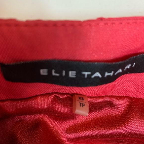 Elie Tahari Zip Up Collarless Blazer Career Jacket - Picture 6 of 8